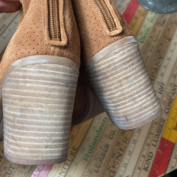 Franco Sarto peep toe booties - Picture 5 of 9